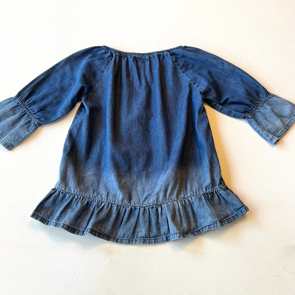 7 For All Mankind Kid’s Ombré Denim Top - Picture 5 of 9